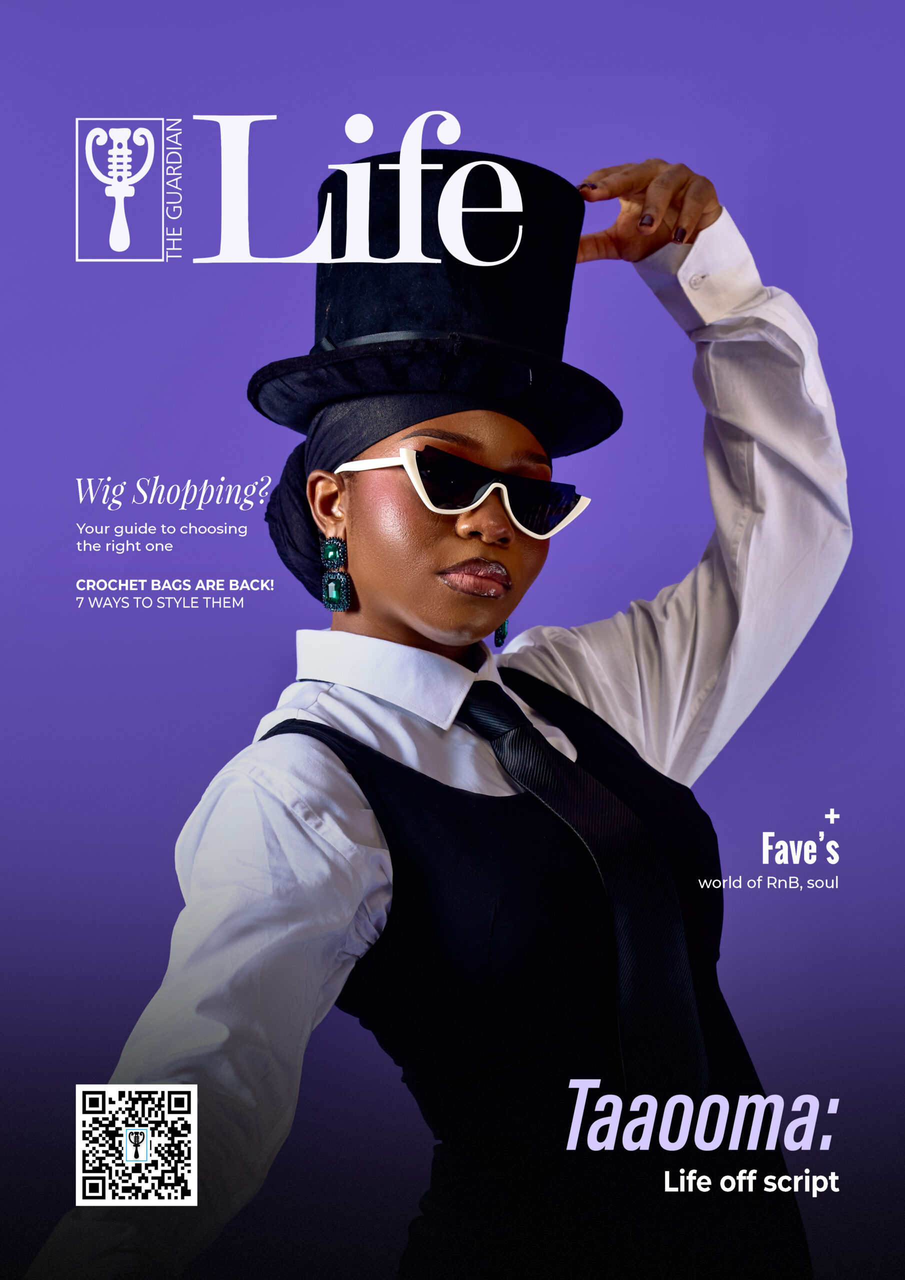 Taaooma on the cover of Guardian Life