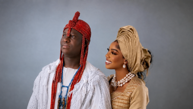 The Ooni of Ife, Oba Adeyeye Ogunwusi, and Olori Oluwatosin