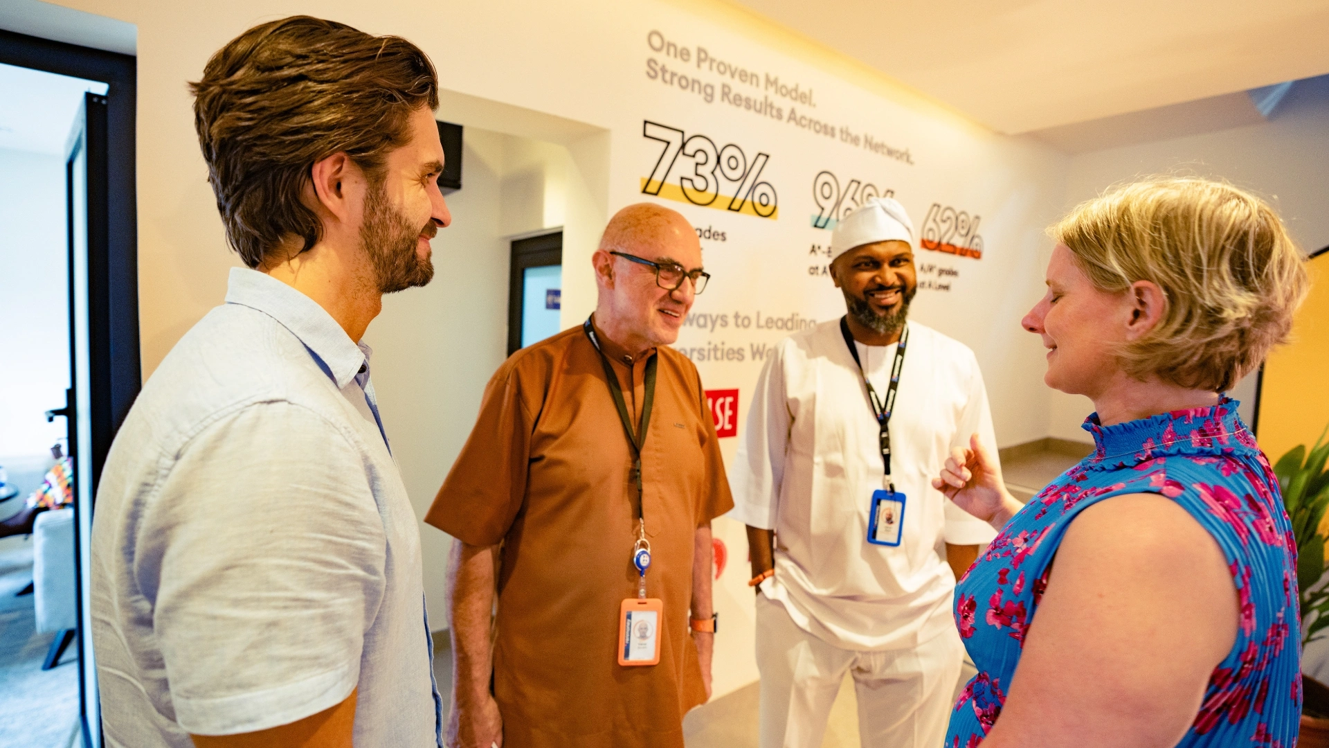 Guests at the Wellington College Welcome Centre opening in Lagos.