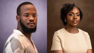 Ope Adedeji and Daniel Orubo