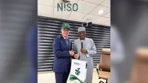 Managing Director of NISO, Abdu Mohammed and Canadian High Commissioner to Nigeria, David Sproule