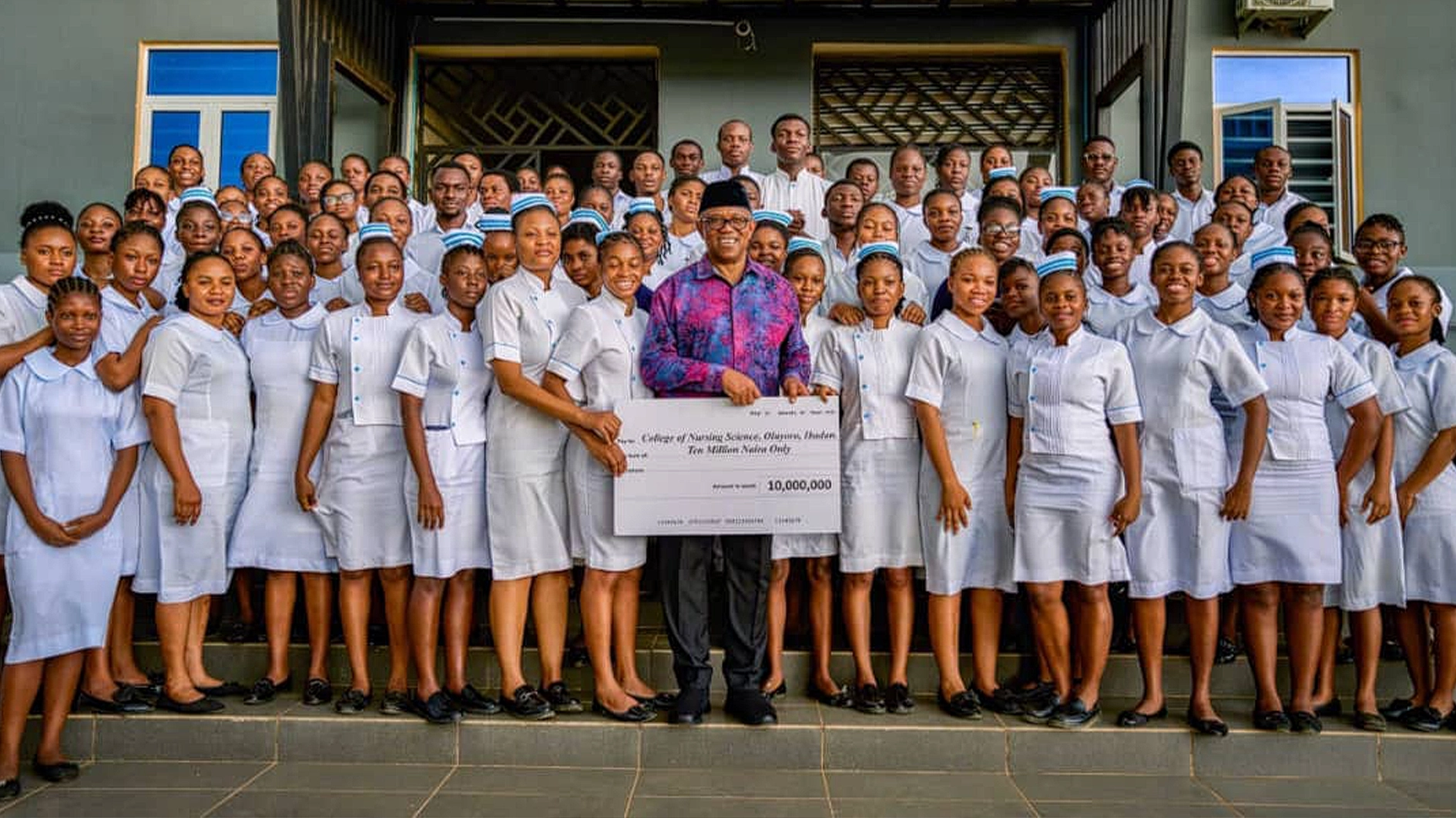 Peter Obi donates ₦10m College of Nursing Sciences, Oluyoro, Ibadan
