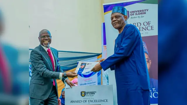 Echono honoured as distinguished UNILORIN alumnus