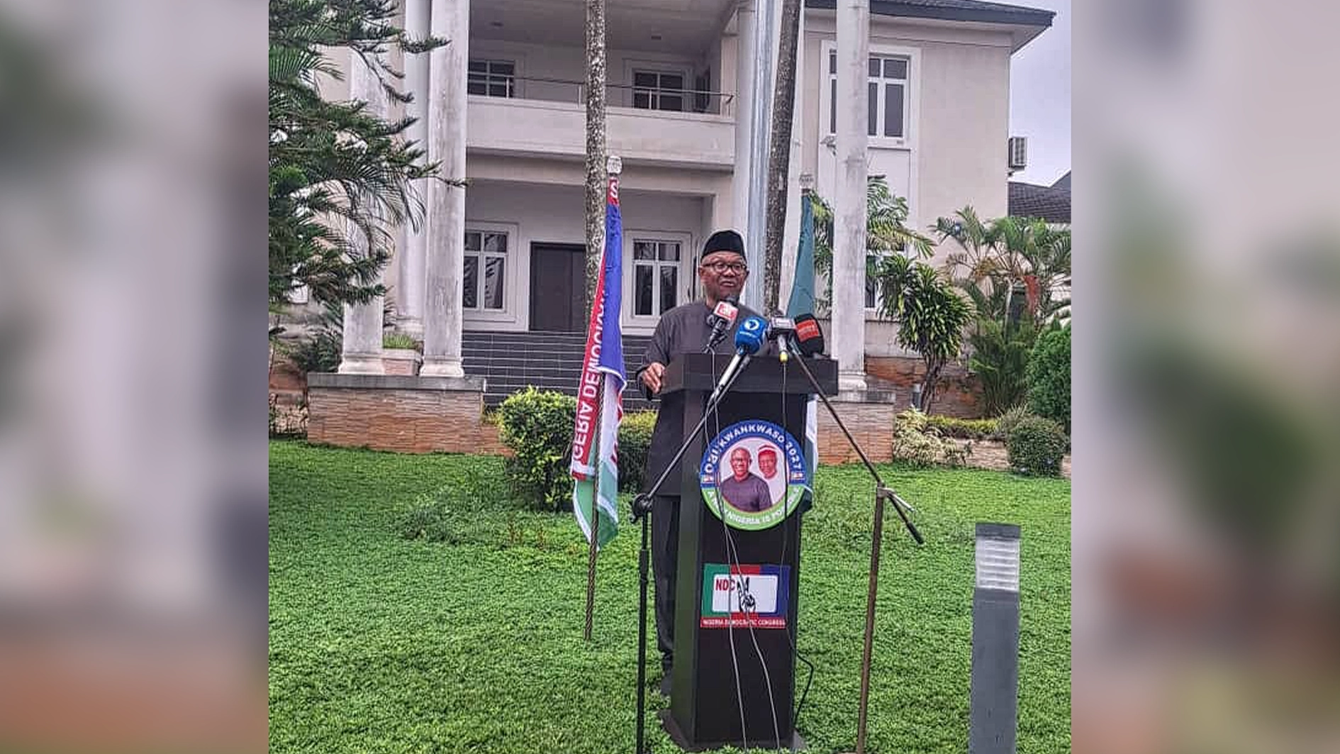 Peter Obi, presidential candidate of the Nigeria Democratic Congress (NDC)