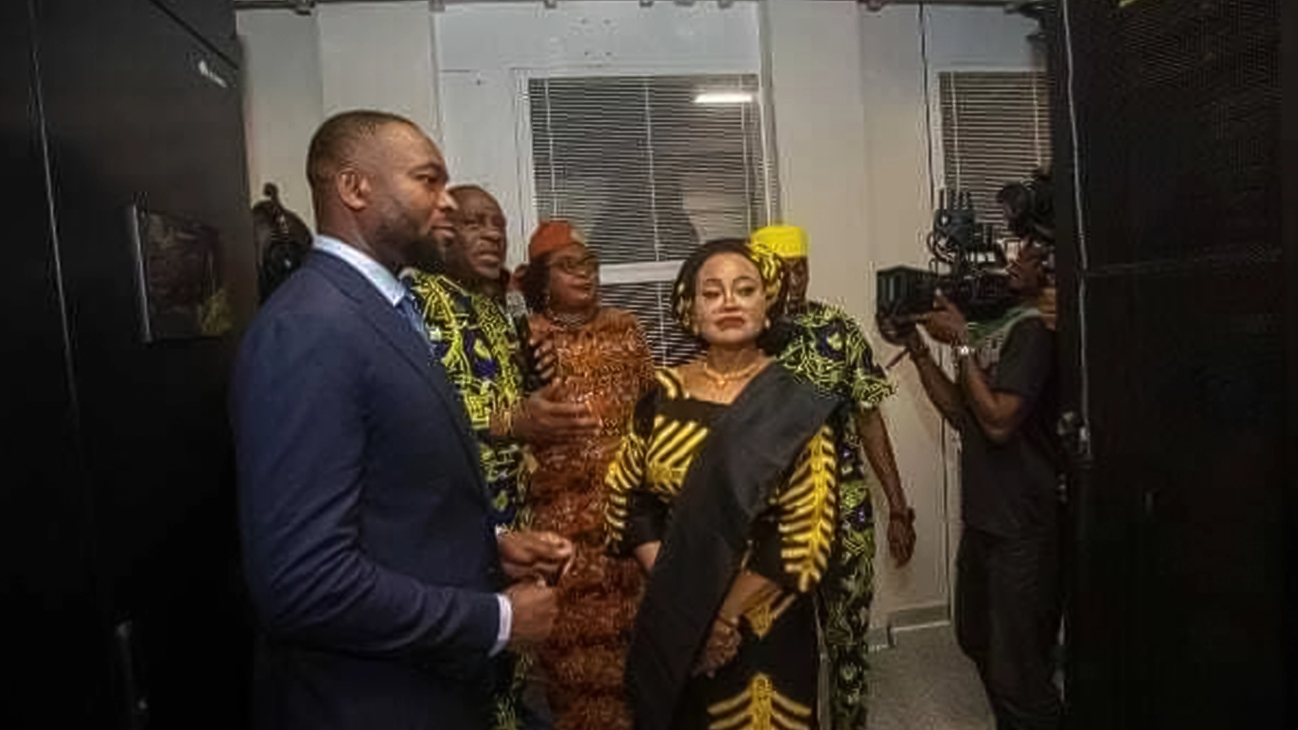 Dr. Bosun Tijani, Honourable Minister of Communications, Innovation and Digital Economy, and Abimbola Salu-Hundeyin, Secretary to the State’s Government, Lagos State, during a tour of the MTN Sifiso Dabengwa Data Centre in Ikeja