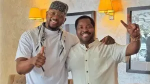 L-R Dr. Foladavid, Director of the Lagos Arts in Health Festival, Dr. Kunle Adewale, Chair and Global Development Lead of the Global South Arts & Health