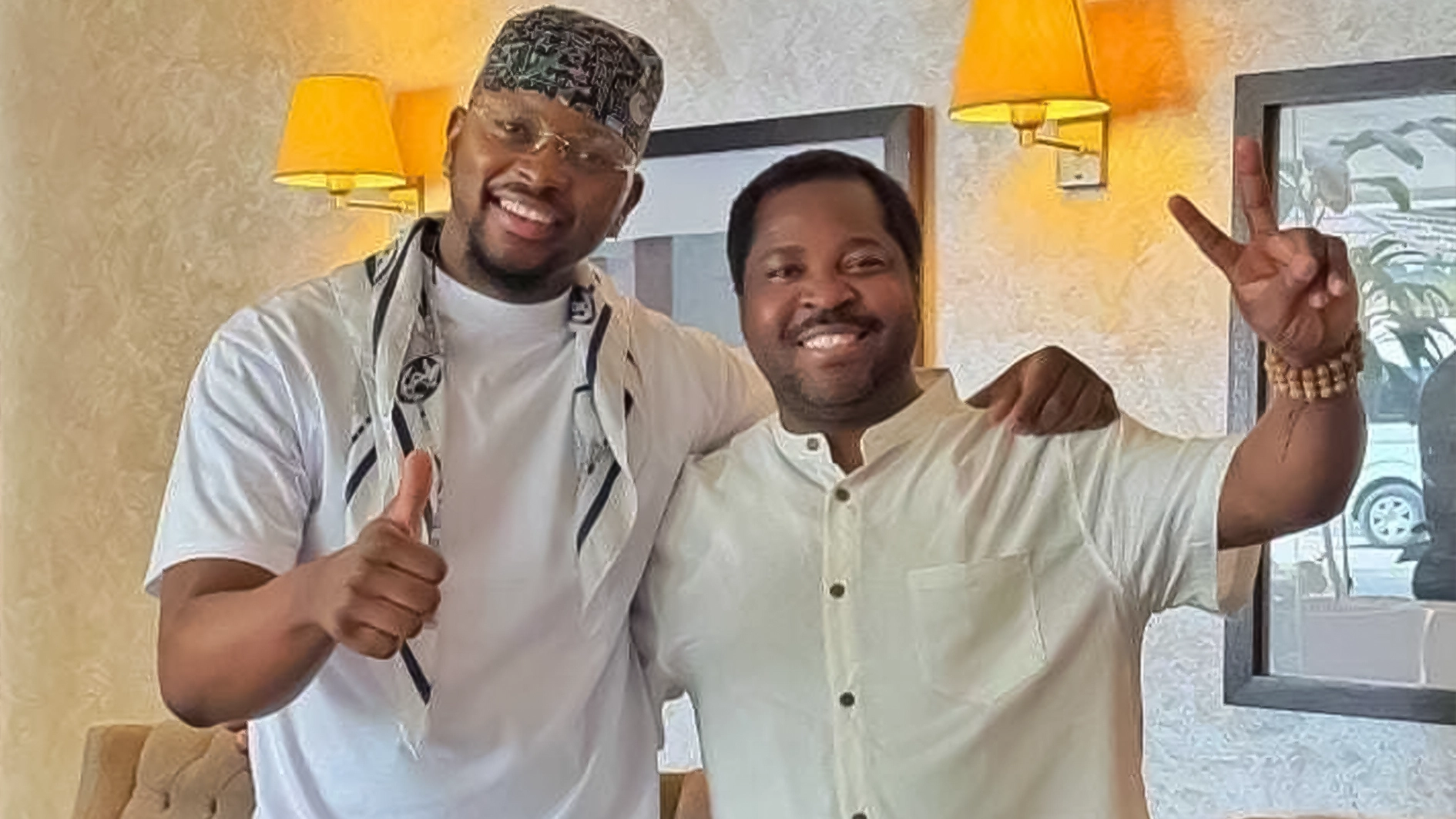 L-R Dr. Foladavid, Director of the Lagos Arts in Health Festival, Dr. Kunle Adewale, Chair and Global Development Lead of the Global South Arts & Health