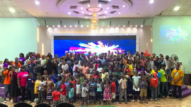 Young children at Alpha City