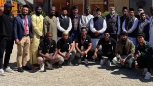 Members and journalists celebrate MTA Africa