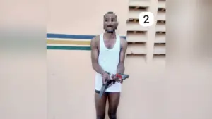 suspected armed robber, Babatunde Olasunkanmi,