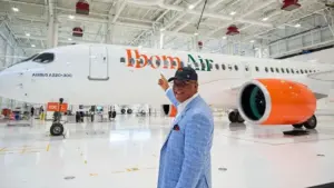 Eno inspects Ibom Air’s Third Airbus A220-300 in Canada