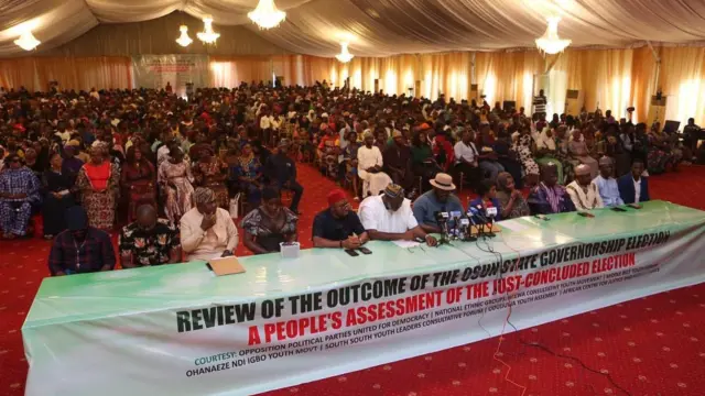 Groups pass confidence vote in Tinubu, Amupitan