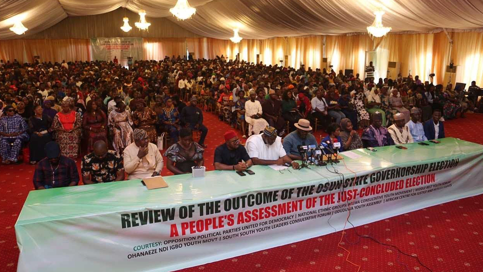 Groups pass confidence vote in Tinubu, Amupitan