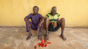The suspects yesterday