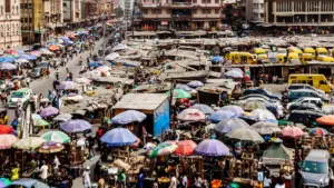 A market in Lagos credit PeterV