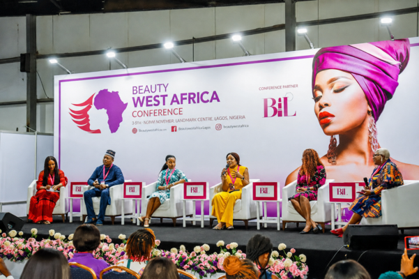 A panel session at the 2025 edition of the Beauty West Africa Exhibition and Conference