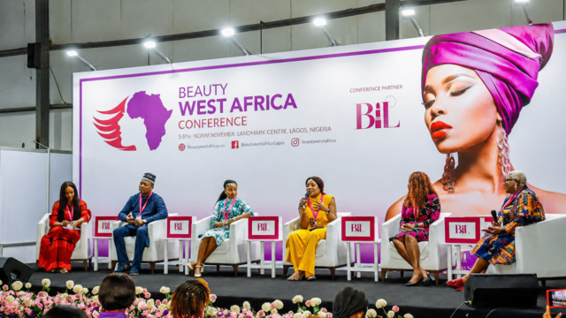 A panel session at the 2025 edition of the Beauty West Africa Exhibition and Conference