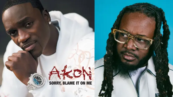 American singers T-Pain and Akon.