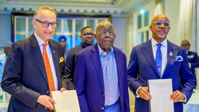 Bola Tinubu and Dapo Abiodun