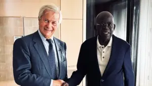 Bola Tinubu and Vincent Bolloré