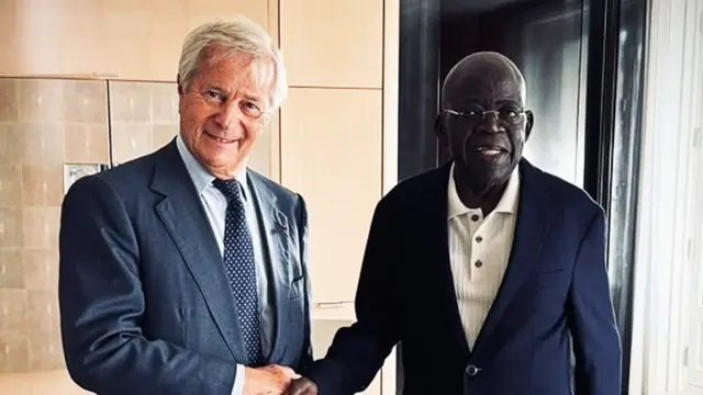 Bola Tinubu and Vincent Bolloré