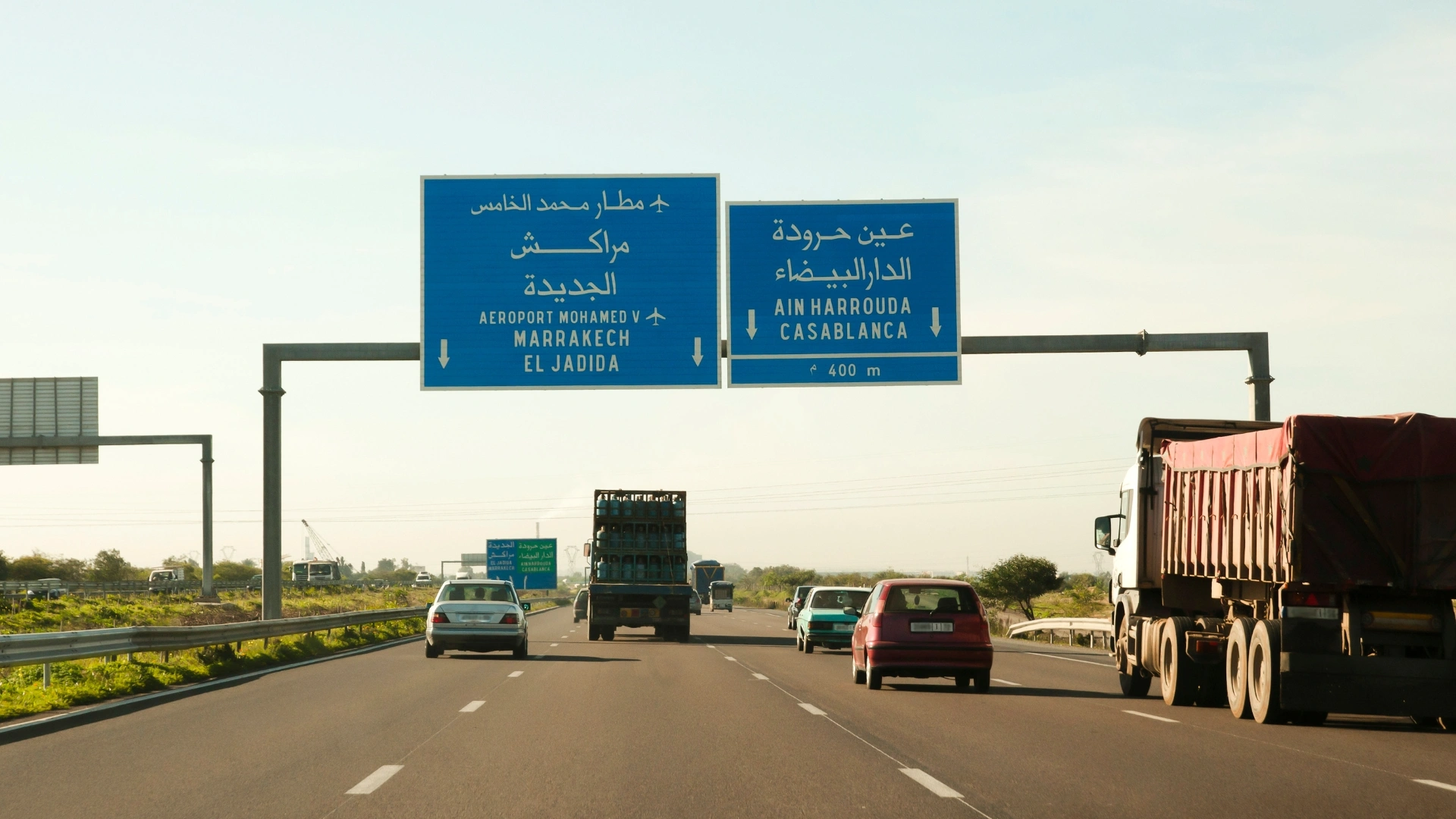 Car rental car marrakech road