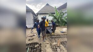 Collapsed building