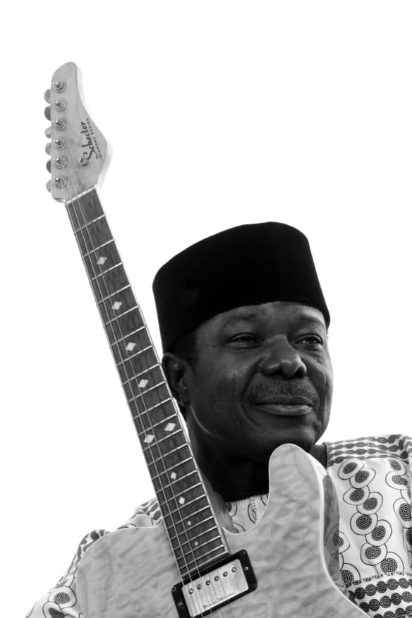 King Sunny Adé on the cover of Guardian Life 