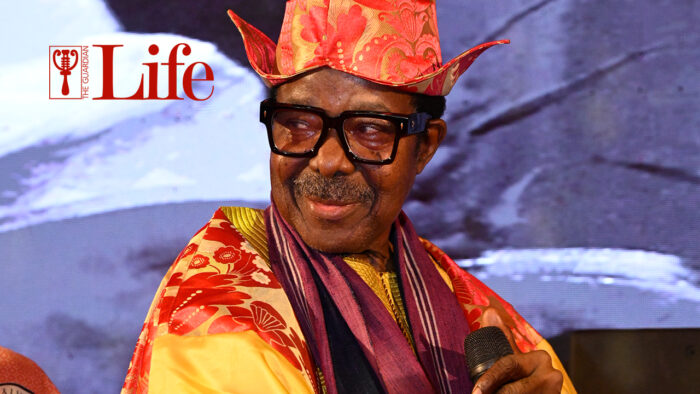 King Sunny Adé on the cover of Guardian Life