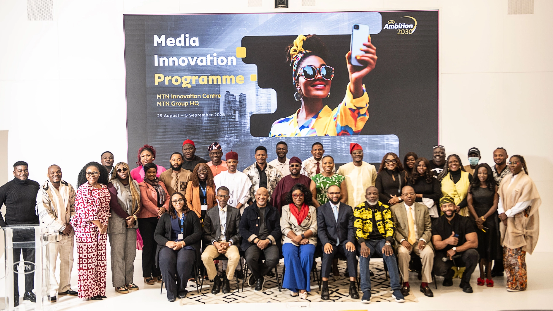 Participants at the MTN Media Innovation Programme (MIP) in South Africa