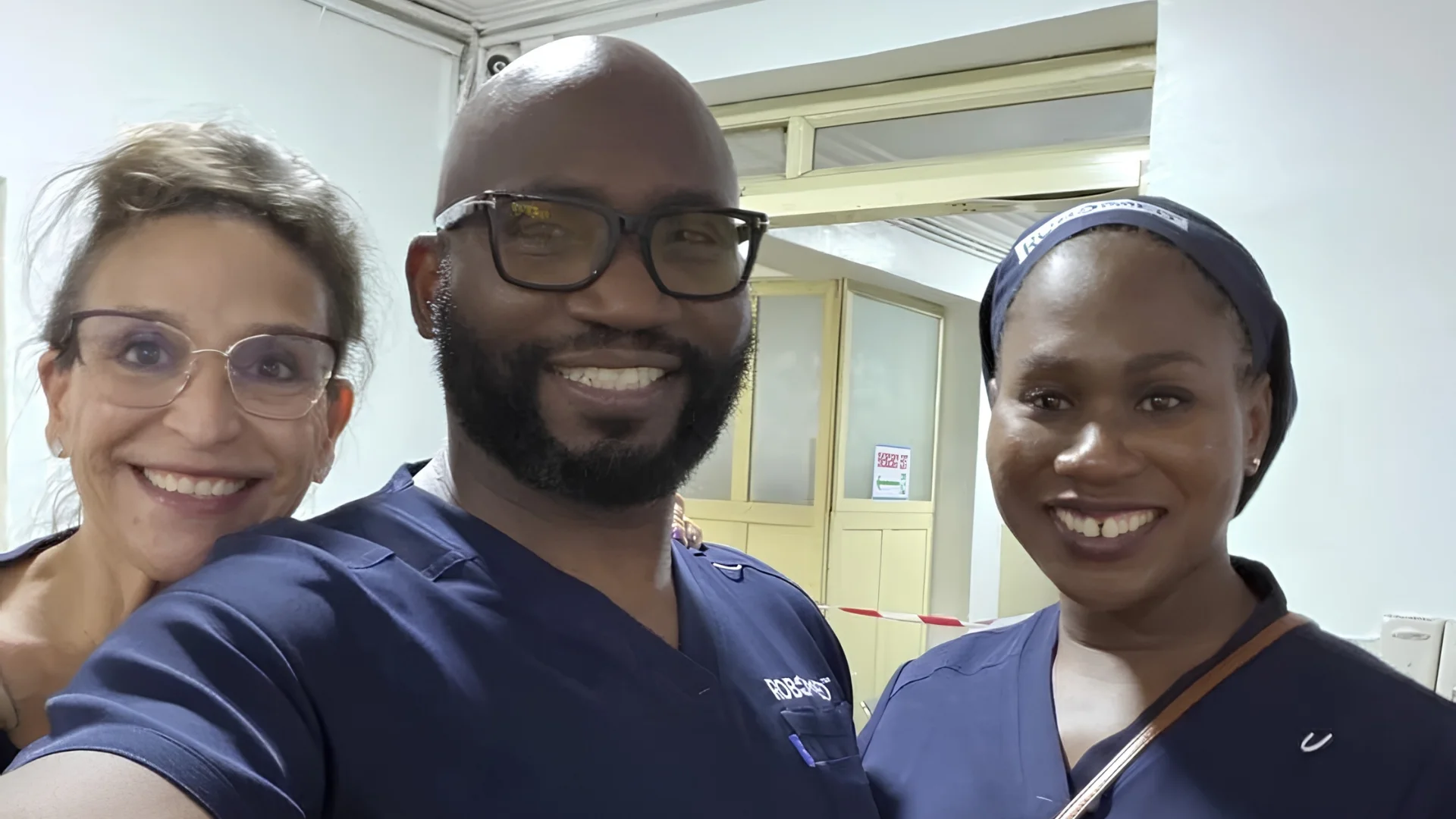 Prof. Obi Davies-Ekwenna and his team.