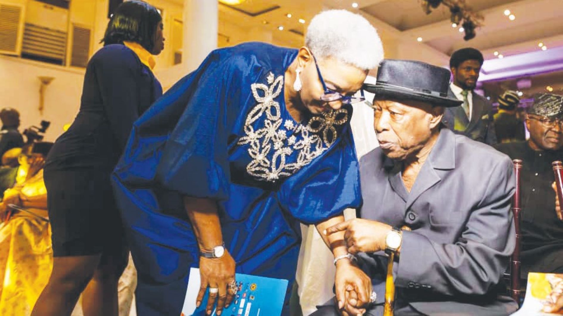Oloyede and Sam Amuka Pemu, publisher of the Vanguard  Newspapers.
