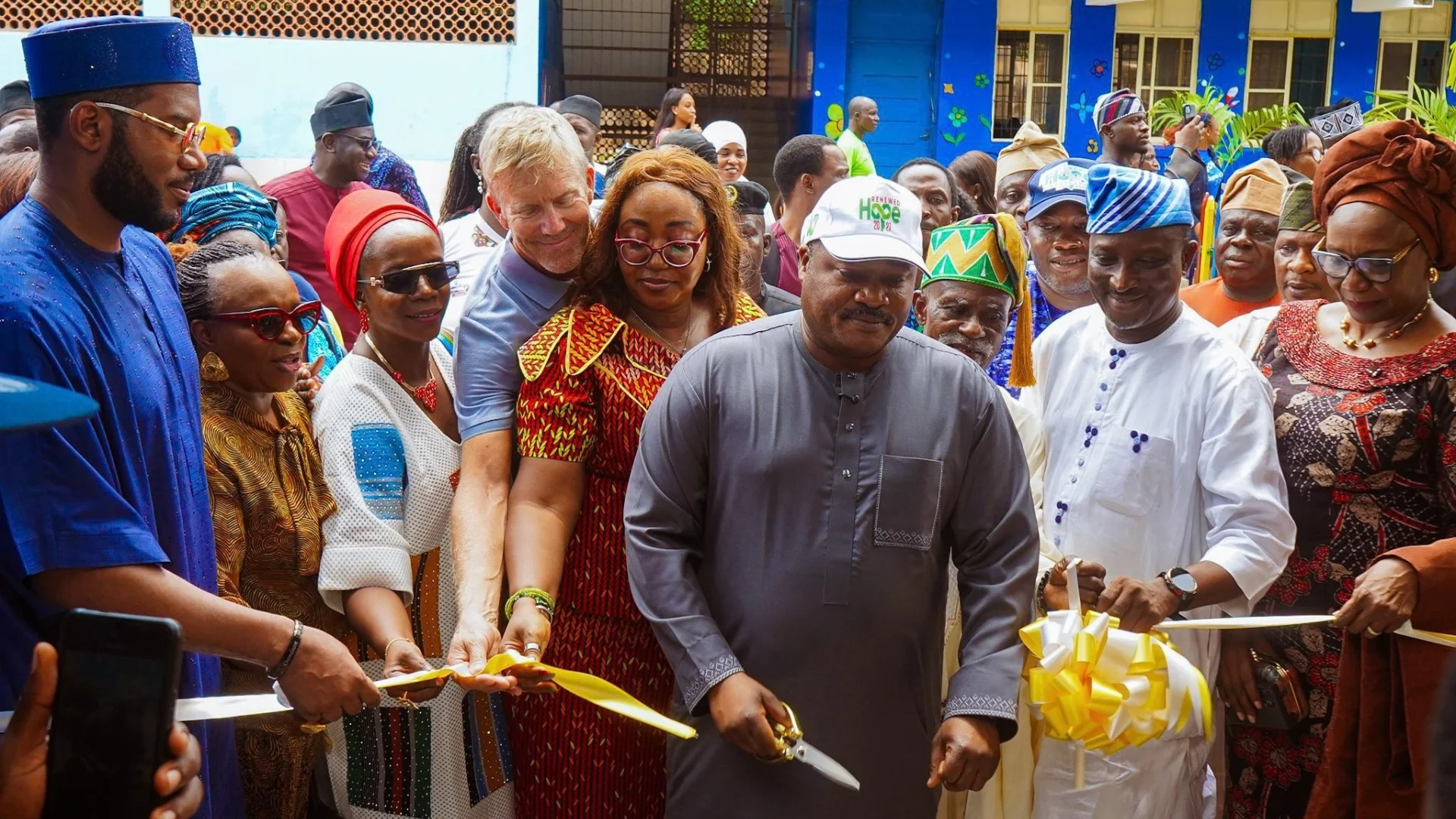 Opening of a school built by Slum2School Africa