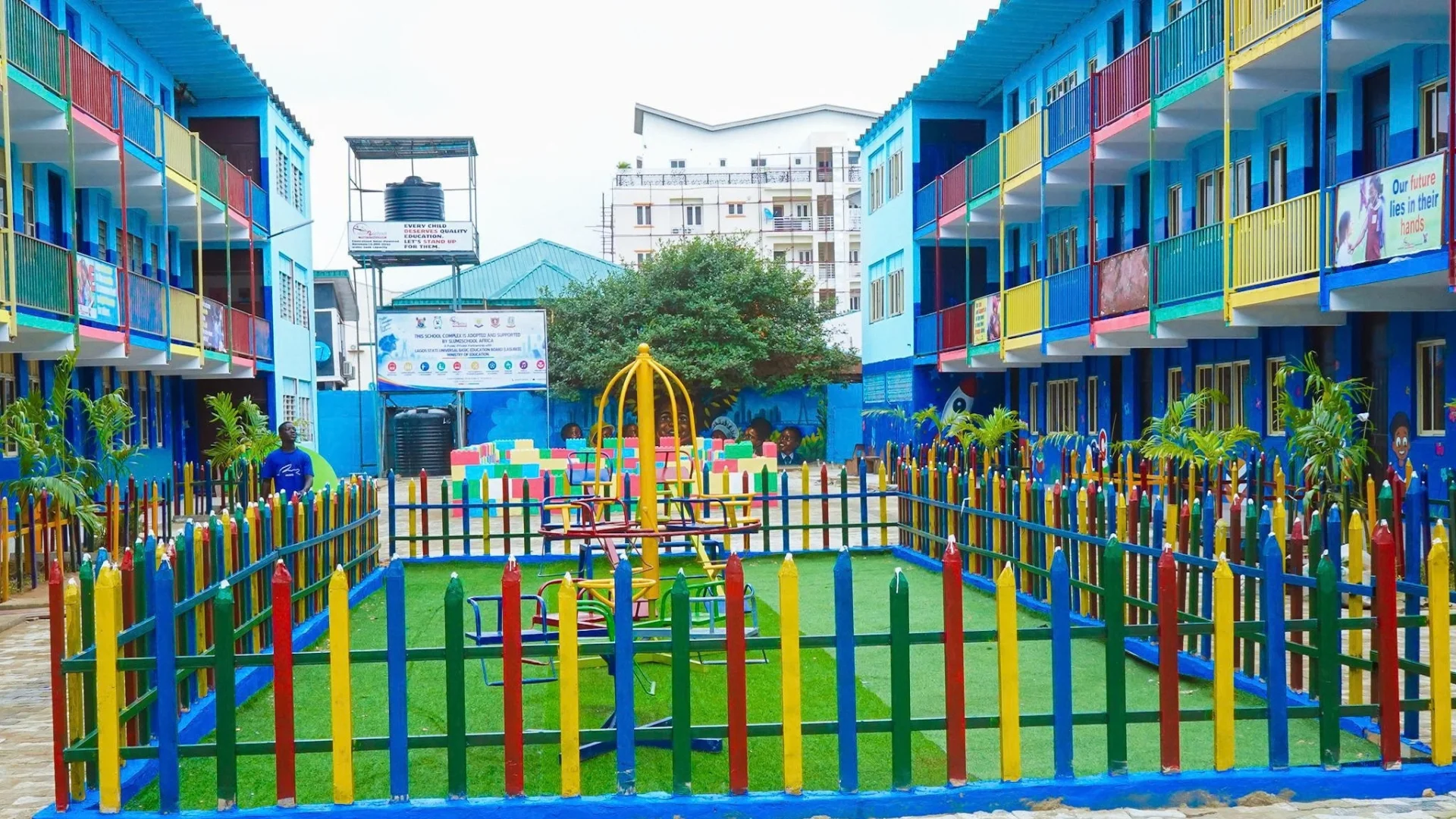 Opening of a school built by Slum2School Africa