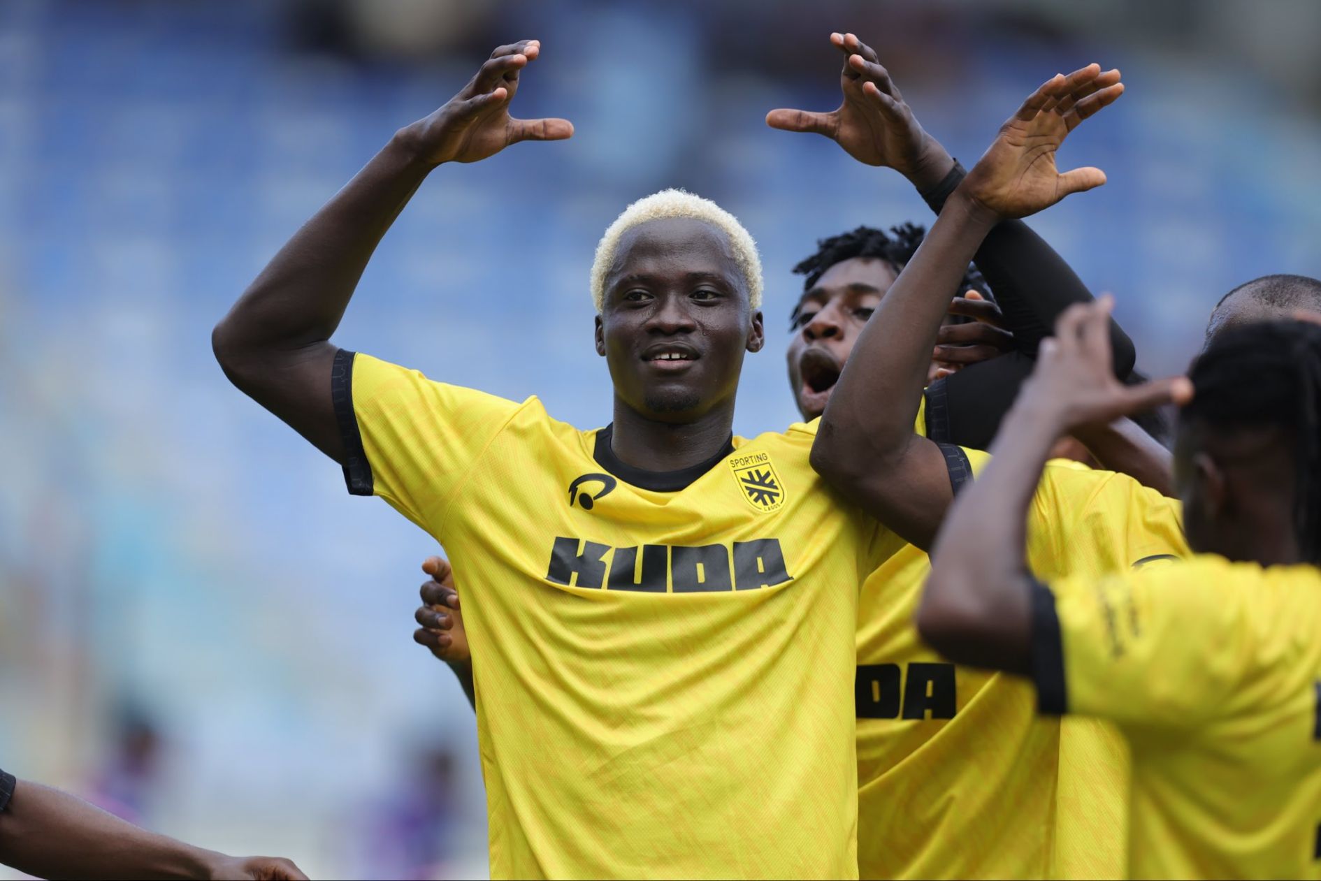 Sporting Lagos celebrate