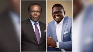 Stephen Akintayo and Cosmos Maduka