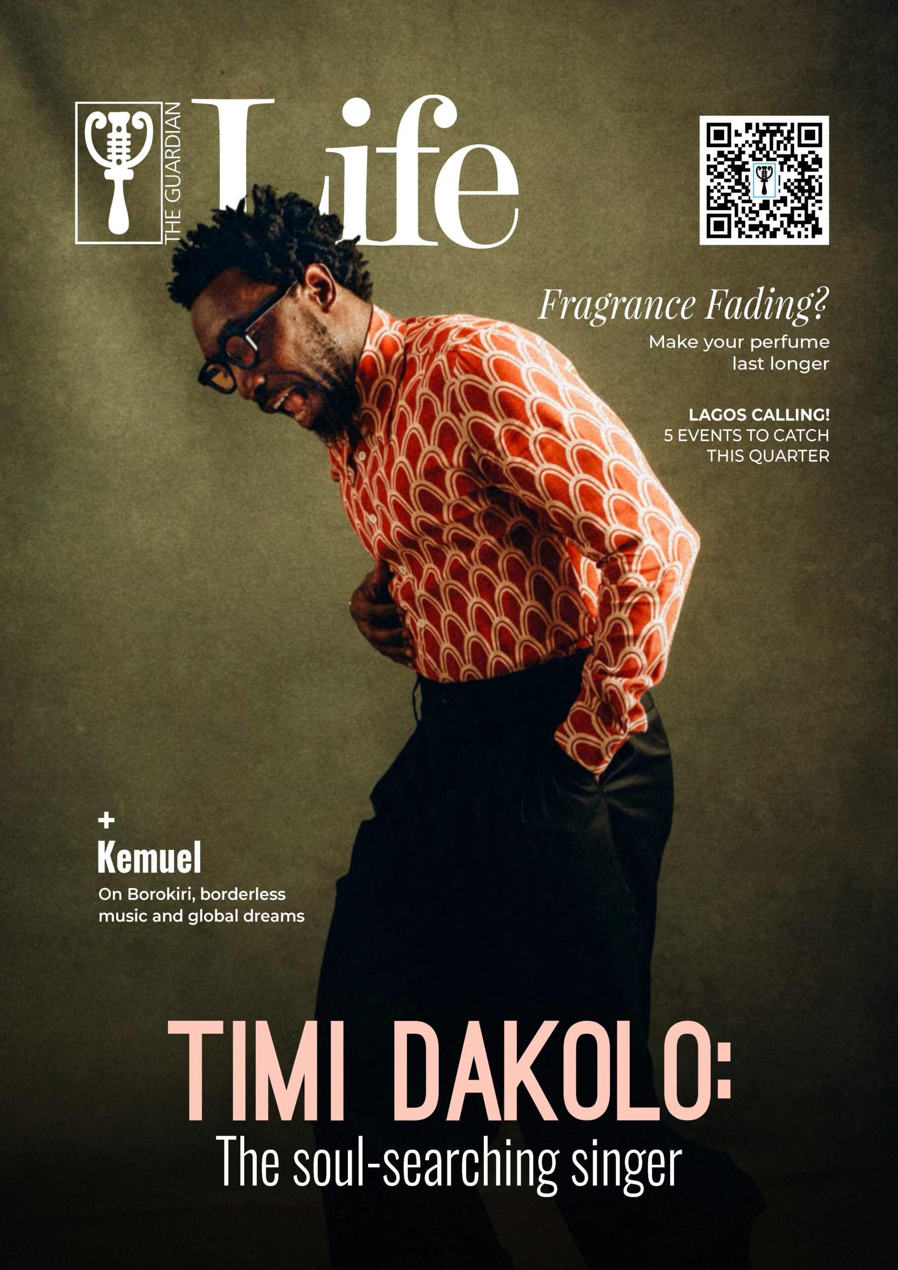 Timi Dakolo o the cover of Guardian Life