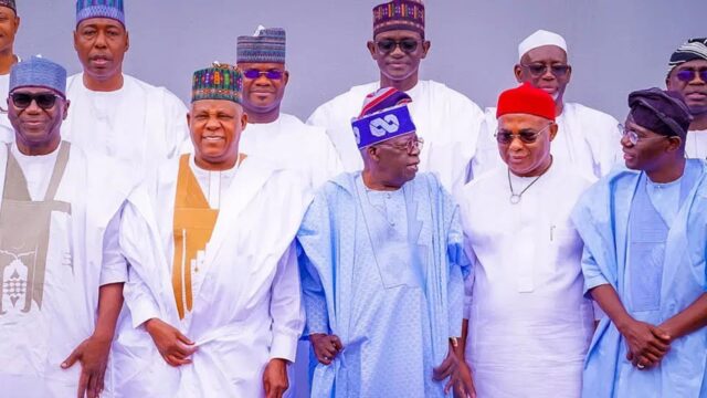 Tinubu with APC governors