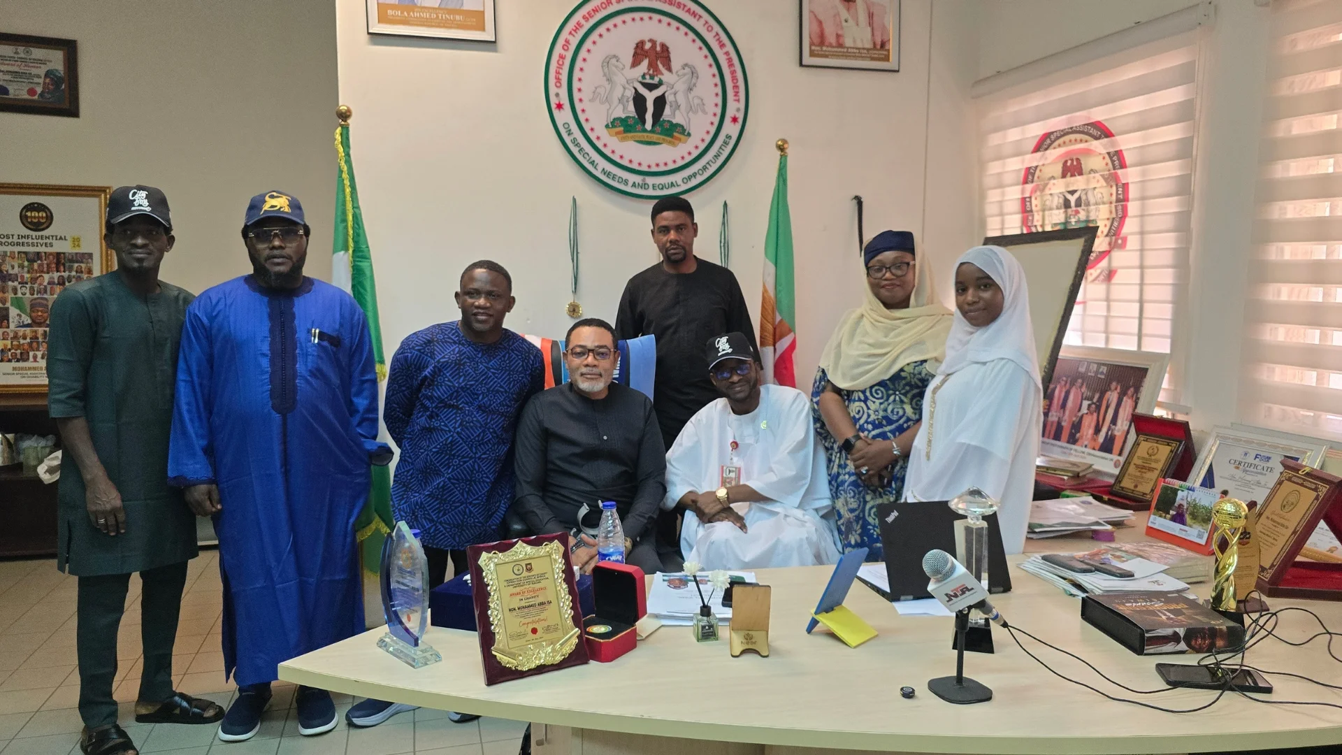 Presidential aide Mohammed Abba Isa and business mentor Ugochukwu Omeogu