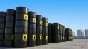 crude oil barrels