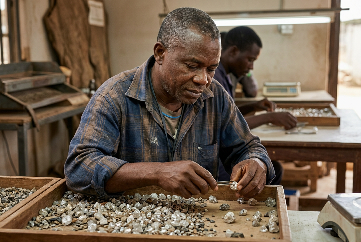 diamonds-gold-mineral-resources-nigeria-gemstone-sorting