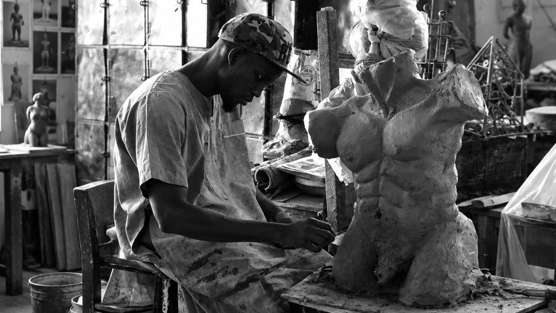 Kuranga Elisha Ayodeji: Where newspaper, leather fabric and resin become a tapestry of resilience - The Guardian Nigeria News