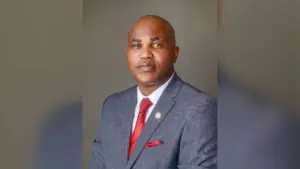 General Manager/Chief Executive Officer of Lagos State Mortgage Board,  Mr Bayowa Foresythe