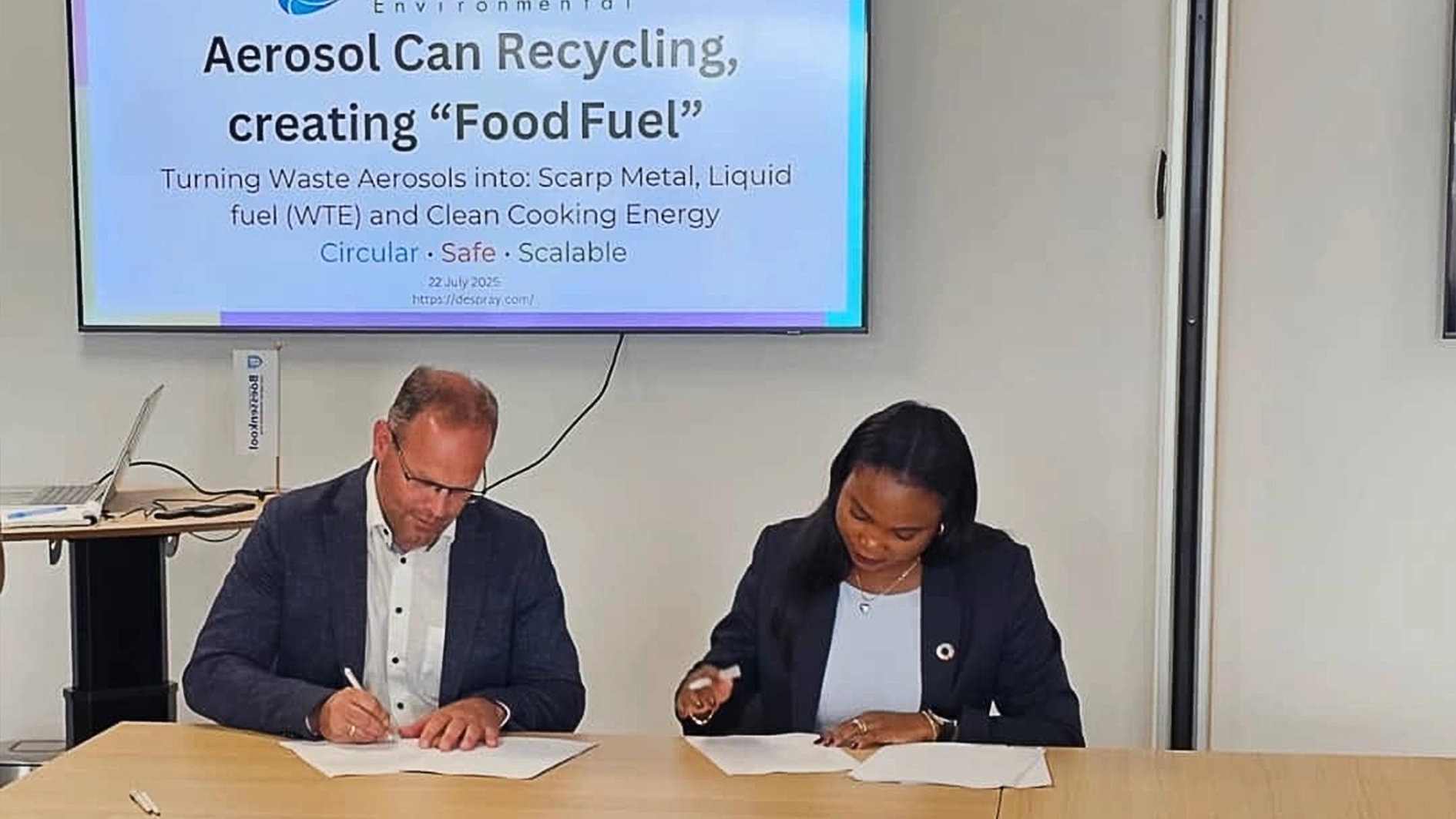 FREEE, DeSpray secure Dutch grant for areosol recycling plant ‎