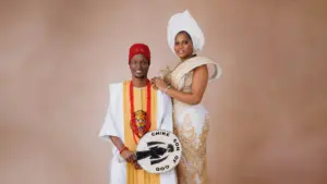 Brother Chike and his fiancee