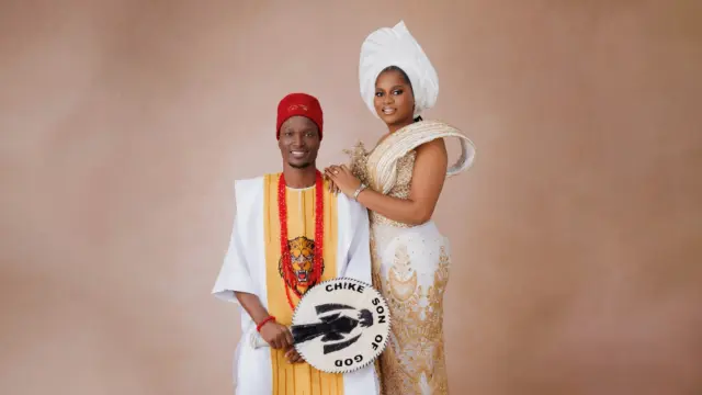 Brother Chike and his fiancee