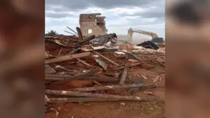Demolished property