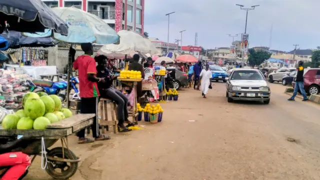 Roadside trading in Abuja. 					PHOTO: LUCY LADIDI ATEKO