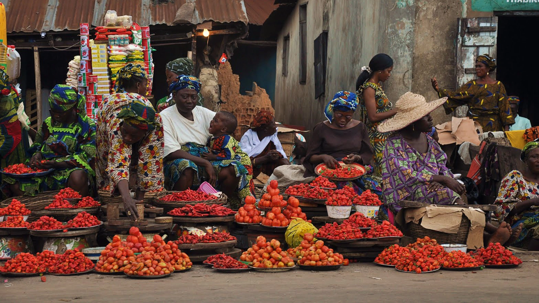 Open air market