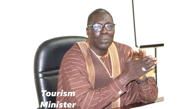 The Minister of Tourism, Arts and Culture, Gambia, Honourable Abdoulie Jobe.